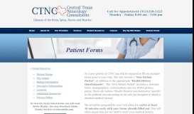 
							         Patient Forms - Central Texas Neurology Consultants								  
							    