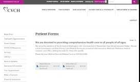 
							         Patient Forms | Columbia Valley Community Health								  
							    