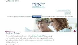 
							         Patient Forms | DENT Neurologic Institute of Buffalo NY								  
							    