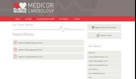 
							         Patient Forms | Download & Print Your ... - Medicor Cardiology								  
							    