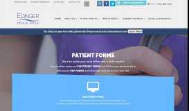 
							         Patient Forms - Edinger Medical Group								  
							    