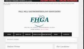 
							         Patient Forms - Fall Hill Gastroenterology Associates								  
							    