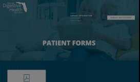 
							         Patient Forms | Florida Digestive Health Specialists | FDHS								  
							    