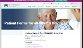 
							         Patient Forms for all WWMG Practices | Western Washington Medical ...								  
							    