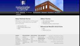 
							         Patient Forms | Gastroenterology & Hepatology of CNY								  
							    