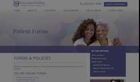 
							         Patient Forms | Genesee Valley OBGYN								  
							    