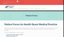 
							         Patient Forms | Health Quest Patient Center								  
							    