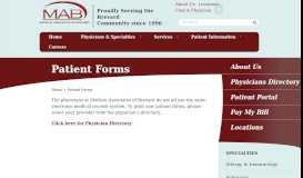 
							         Patient Forms - Medical Associates of Brevard								  
							    