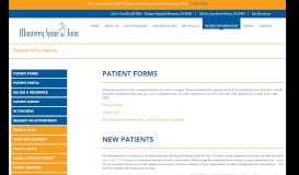 
							         Patient Forms – Monterey Spine and Joint								  
							    