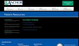 
							         Patient Forms - Patient Resources from Anchor Medical Associates ...								  
							    