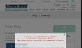 
							         Patient Forms & Patient Resources - Huey & Weprin Ob/Gyn								  
							    