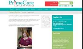 
							         Patient Forms - Prime Care — Family Practice								  
							    