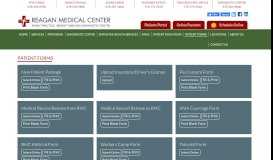 
							         Patient Forms - Reagan Medical Center								  
							    