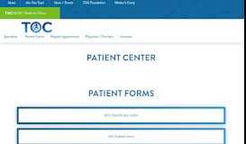 
							         Patient Forms | Tallahassee Orthopedic Clinic								  
							    