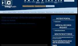 
							         Patient Forms - Urology Austin								  
							    