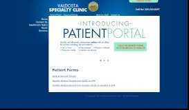
							         Patient Forms - Valdosta Specialty Clinic								  
							    