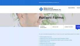 
							         Patient Forms - Wake Internal Medicine								  
							    