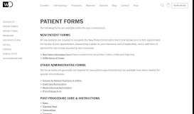 
							         Patient Forms - Westlake Dermatology & Cosmetic Surgery								  
							    