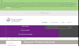 
							         Patient Forms/Medical Records | Waterbury - Saint Mary's Hospital								  
							    