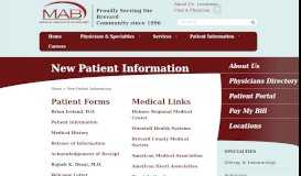 
							         Patient Forms/Resources for Medical Care in Melbourne | Medical ...								  
							    