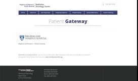 
							         Patient Gateway - Brigham and Women's/Sturdy Memorial Radiation ...								  
							    
