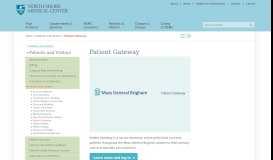 
							         Patient Gateway - North Shore Medical Center								  
							    