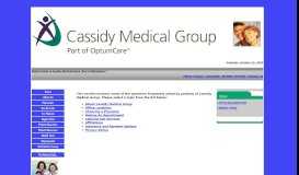 
							         Patient Guide - Cassidy Medical Group								  
							    