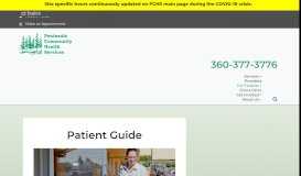 
							         Patient Guide - Peninsula Community Health Services								  
							    