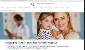 
							         Patient Health Portal - St. John's Episcopal Hospital :: Health Services ...								  
							    