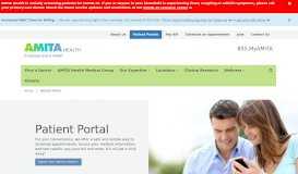
							         Patient Health Portals| Patients & Visitors | Presence Health								  
							    
