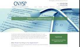 
							         Patient Info - CNY Surgical Physicians								  
							    