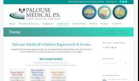 
							         Patient Info - Forms – Palouse Medical								  
							    
