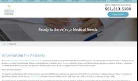 
							         Patient Info - Palm Beach Diabetes and Endocrine Specialists PA								  
							    