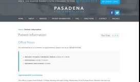 
							         Patient Info Pasadena TX | Houston TX - Pasadena Eye Associates								  
							    