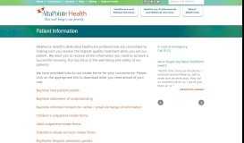 
							         Patient Information - AltaPointe Health								  
							    