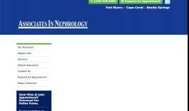 
							         Patient Information | Associates in Nephrology								  
							    