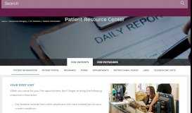 
							         Patient Information | Carolina Neurosurgery & Spine Associates								  
							    