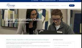 
							         Patient Information Center | Voyage Healthcare - North Clinic								  
							    