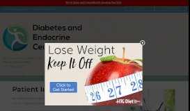 
							         Patient Information | Diabetes and Endocrine Center of Orlando								  
							    