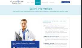 
							         Patient Information | Diagnostic Clinic								  
							    