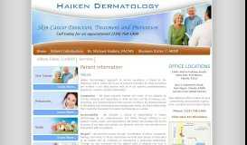 
							         Patient Information - Haiken Dermatology								  
							    