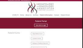 
							         Patient Information | Hematology and Oncology Associates of ...								  
							    