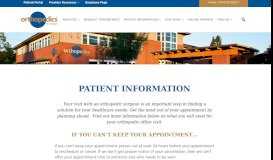 
							         Patient Information - Hope Orthopedics								  
							    