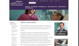 
							         Patient Information | Kansas City Orthopaedic Institute								  
							    