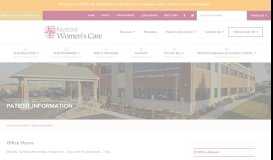 
							         Patient Information - Keystone Women's Care - Keystone Health								  
							    