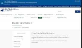 
							         Patient Information | Medical Center of Aurora								  
							    