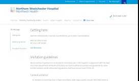 
							         Patient Information | Northern Westchester Hospital, Mt Kisco NY								  
							    