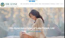 
							         Patient Information - Ob-Gyne Associates of Lake Forest, Ltd.								  
							    