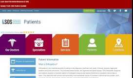
							         Patient Information | Patient Services | Syracuse Orthopedic Specialists								  
							    