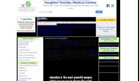 
							         Patient information portal - Haughton Thornley Medical Centres								  
							    